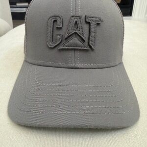 Caterpillar Gray Mesh-Back Hat, like new